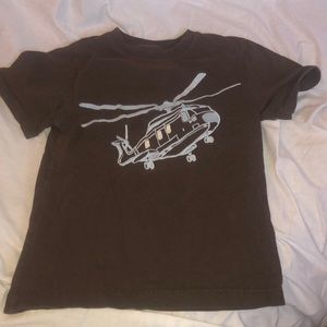 Gymboree brown helicopter tee